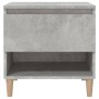 Mesitas de noche 2 uds contrachapada gris hormigón 50x46x50 cm de vidaXL, Mesitas de noche - Ref: Foro24-819541, Precio: 72,79 €