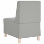 Unidad de Sofá Modular sin Brazos 3 pcs Gris nube