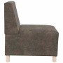 Sofá Sillón 3 pcs Gris oscuro 55 x 74 x 82 cm