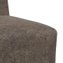 Sofá Sillón 3 pcs Gris oscuro 55 x 74 x 82 cm
