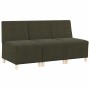Sofá Sillón 3 pcs Verde 55 x 74 x 82 cm Cuero de ante sintético