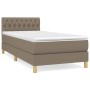 Boxspringbett mit taupegrauer Stoffmatratze 90x190 cm von vidaXL, Betten und Lattenroste - Ref: Foro24-3140821, Preis: 298,19...