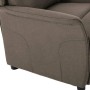 Sillón reclinable Taupé 67.5 x 93.5 x 101.5 cm tela