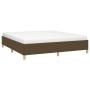 Bettgestell aus braunem Stoff, 160 x 200 cm von vidaXL, Betten und Lattenroste - Ref: Foro24-3120972, Preis: 103,90 €, Rabatt: %