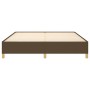 Bettgestell aus braunem Stoff, 160 x 200 cm von vidaXL, Betten und Lattenroste - Ref: Foro24-3120972, Preis: 103,90 €, Rabatt: %