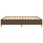 Bettgestell aus braunem Stoff, 160 x 200 cm von vidaXL, Betten und Lattenroste - Ref: Foro24-3120972, Preis: 103,90 €, Rabatt: %