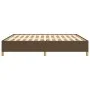 Bettgestell aus braunem Stoff, 160 x 200 cm von vidaXL, Betten und Lattenroste - Ref: Foro24-3120972, Preis: 126,48 €, Rabatt: %
