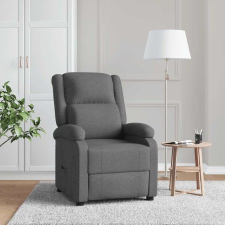 Sillón reclinable de tela gris oscuro en Sillones | Comprar online en Foro24