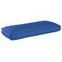 Juego de cojines de paleta 3 pcs Azul real 120 x 50 x 12 cm