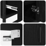 Juego de muebles de baño 3 pcs Roble negro 35 x 37.5 x 100 cm
