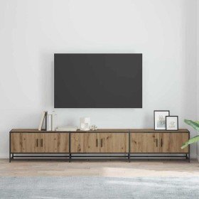 Unidades de TV 2 pcs Roble artesanal 240 x 35 x 41 cm en Muebles TV | Comprar online en Foro24