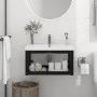 Black iron suspended washbasin structure 59x38x31 cm by vidaXL, bathroom vanities - Ref: Foro24-338494, Price: 60,91 €, Disco...
