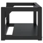 Black iron suspended washbasin structure 59x38x31 cm by vidaXL, bathroom vanities - Ref: Foro24-338494, Price: 60,91 €, Disco...
