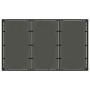 Conjunto de Comedor de Jardín 7 pcs Negro 150 x 90 x 75 cm