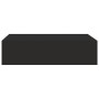 Shelves with wall drawer 2 pcs black MDF 40x23.5x10 cm by vidaXL, Shelves and shelves - Ref: Foro24-330244, Price: 71,20 €, D...