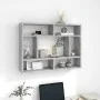 Estantería de pared contrachapada gris hormigón 75x16x55 cm de vidaXL, Estantes y estanterías - Ref: Foro24-803006, Precio: 3...