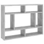 Estantería de pared contrachapada gris hormigón 75x16x55 cm de vidaXL, Estantes y estanterías - Ref: Foro24-803006, Precio: 3...