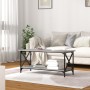 Sonoma-Couchtisch aus grauem Holz und Eisen, 100 x 45 x 45 cm von vidaXL, Couchtisch - Ref: Foro24-823315, Preis: 56,06 €, Ra...
