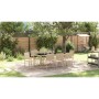 Conjunto de Comedor de Jardín 9 pcs Beige 190 x 90 x 75 cm