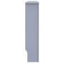 Cubierta de Radiador 2 pcs Gris 152 x 19 x 81.5 cm