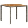 Conjunto de Comedor de Jardín 5 pcs Gris 90 x 90 x 75 cm