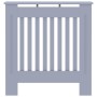 Cubierta de radiador 2 pcs Gris 78x19x81.5cm Madera Ingeniada