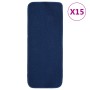 Alfombrilla de escalera 15 uds azul marino rectangular 60x25 cm en Alfombrillas para escalones | Comprar online en Foro24