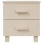 Mesitas noche 2 uds HAMAR pino macizo marrón miel 40x35x44,5 cm