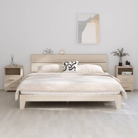 Mesitas noche 2 uds HAMAR pino macizo marrón miel 40x35x62 cm Mesitas noche 2 uds HAMAR pino macizo marrón miel 40x35x62 cm