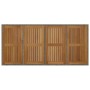 Conjunto de Comedor de Jardín 7 pcs Gris 190 x 90 x 75 cm