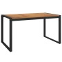 Conjunto de Comedor de Jardín 5 pcs Beige 140 x 80 x 75 cm
