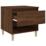 Brown oak plywood bedside table 50x46x50 cm by vidaXL, Nightstands - Ref: Foro24-819546, Price: 50,99 €, Discount: %