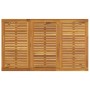Conjunto de Comedor de Jardín 7 pcs Beige y Marrón