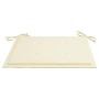 Sillas de jardín 6 uds con cojines crema madera de teca de vidaXL, Sillas de jardín - Ref: Foro24-3065592, Precio: 374,00 €, ...