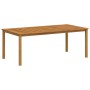 Conjunto de Comedor de Jardín 7 pcs Beige Poliratán