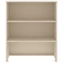 Aparador superior HAMAR pino macizo marrón miel 85x35x100 cm