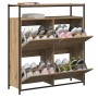 Armario para Zapatos con puerta Roble artisan 100 x 34 x 112 cm