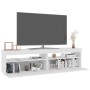TV-Möbel mit LED-Leuchten 2 Stk. glänzend weiß 75x35x40 cm von vidaXL, TV-Möbel - Ref: Foro24-804404, Preis: 138,92 €, Rabatt: %