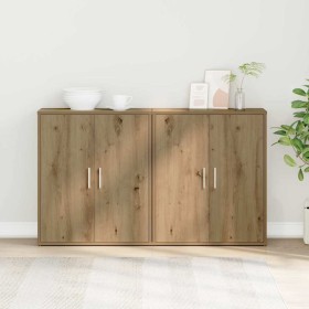 Alacena 2 pcs Roble artisan 60 x 31 x 70 cm