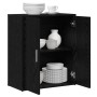 Alacena 2 pcs Roble negro 60 x 31 x 70 cm Madera contrachapada