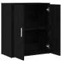 Alacena 2 pcs Roble negro 60 x 31 x 70 cm Madera contrachapada
