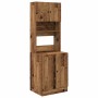 Gabinete de cocina con estante Madera vieja 60 x 50 x 180 cm