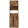 Gabinete de cocina con estante Madera vieja 60 x 50 x 180 cm