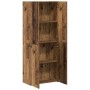 Gabinete de oficina con puerta 2 pcs Madera vieja 60 x 32 x 153