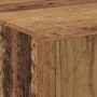 Gabinete de oficina con puerta 2 pcs Madera vieja 60 x 32 x 153