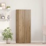 Gabinete de oficina 2 pcs Roble artisan 60 x 32 x 153