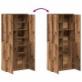 Vitrina Madera Vieja 80 x 35 x 180 cm Madera contrachapada
