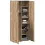 Vitrina Roble artisan 80 x 35 x 180 cm Madera contrachapada