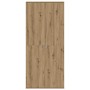 Vitrina Roble artisan 80 x 35 x 180 cm Madera contrachapada