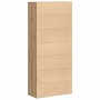 Vitrina Roble artisan 80 x 35 x 180 cm Madera contrachapada